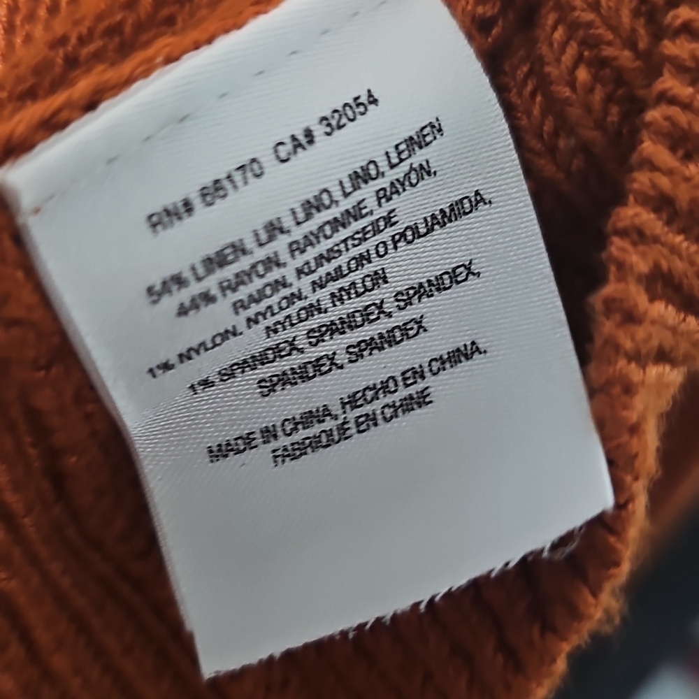 Anthropologie Orange Sweater Size Small‎ - Picture 6 of 8